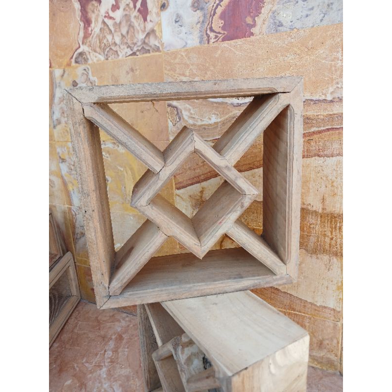 loaster kotak kayu jati / angin angin kayu jati kotak persegi