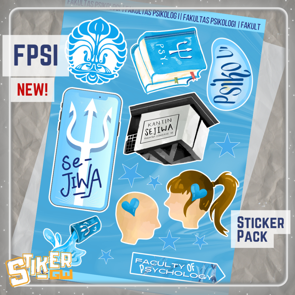 

NEW [NEW] Sticker Pack Psikologi UI - STIKER MAKARA FAKULTAS PSIKO UI UNIVERSITAS INDONESIA KAMPUS