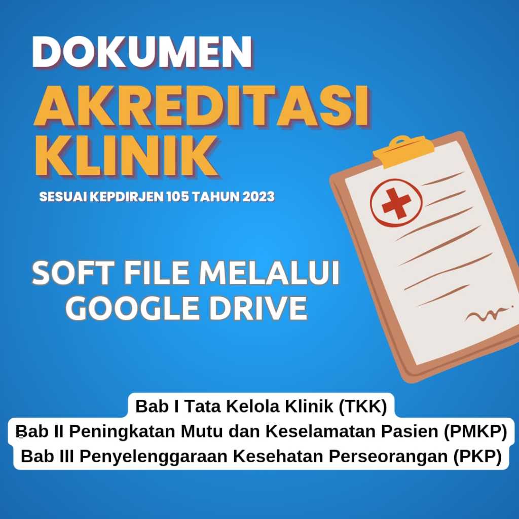 

Dokumen Akreditasi Klinik (Paket Lengkap BAB I - BAB III)