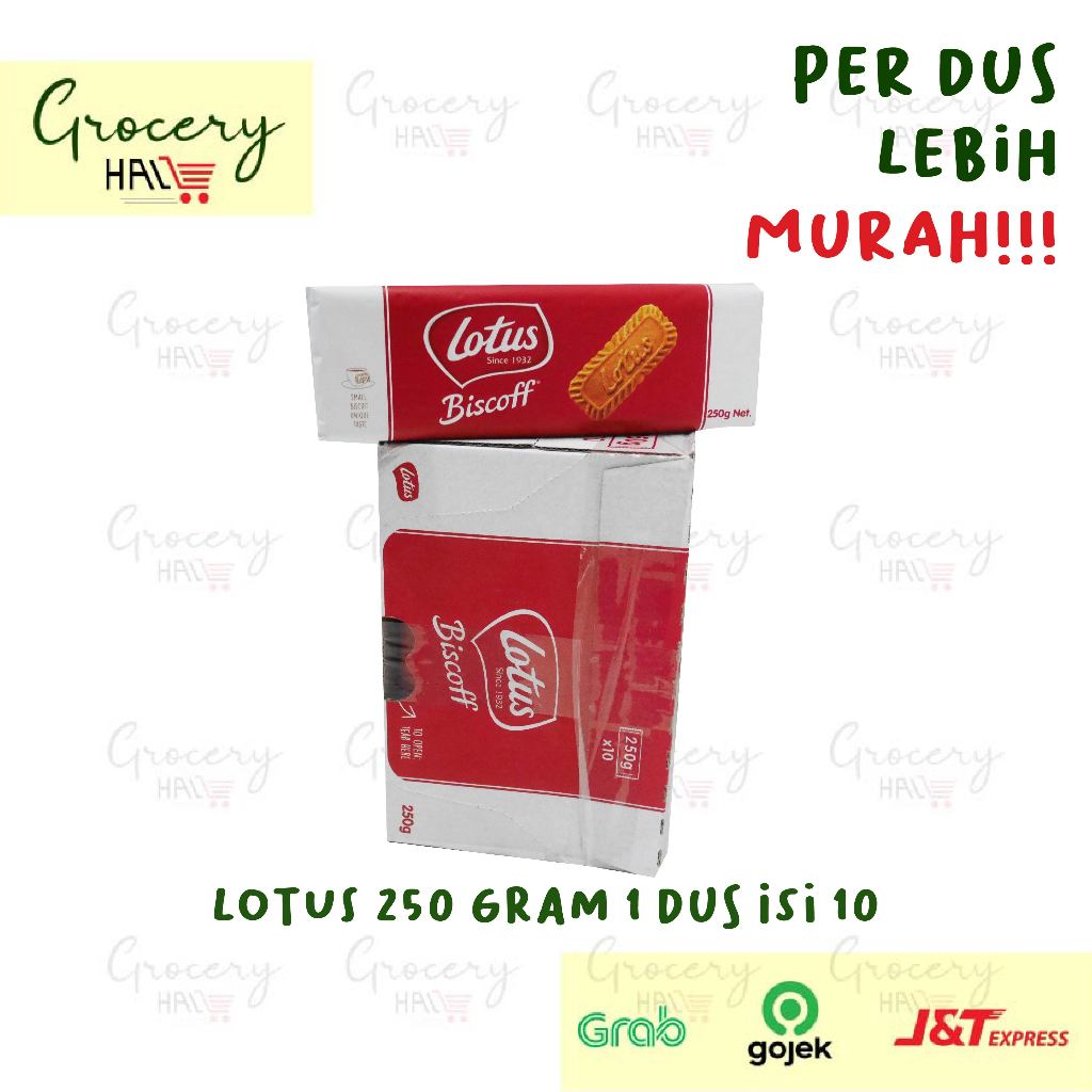 

[ HARGA DUS ] LOTUS BISCOFF BISCUIT 250 GRAM 1 DUS ISI 10