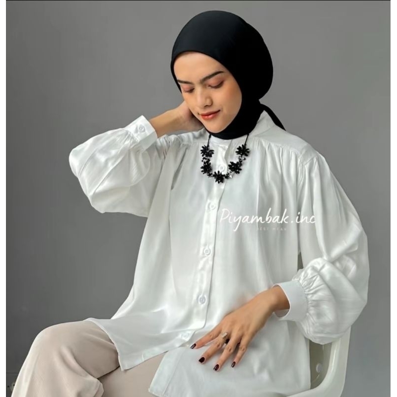 blus rayon twill