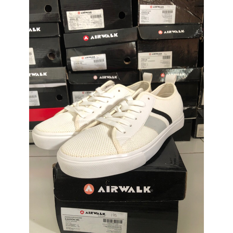 AIRWALK KARSON SEPATU PRIA SNEAKERS PUTIH