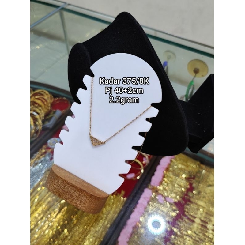 KALUNG LIONTIN SET EMAS 375/8K KALUNG LIONTIN SET EMAS ASLI KALUNG VIRAL