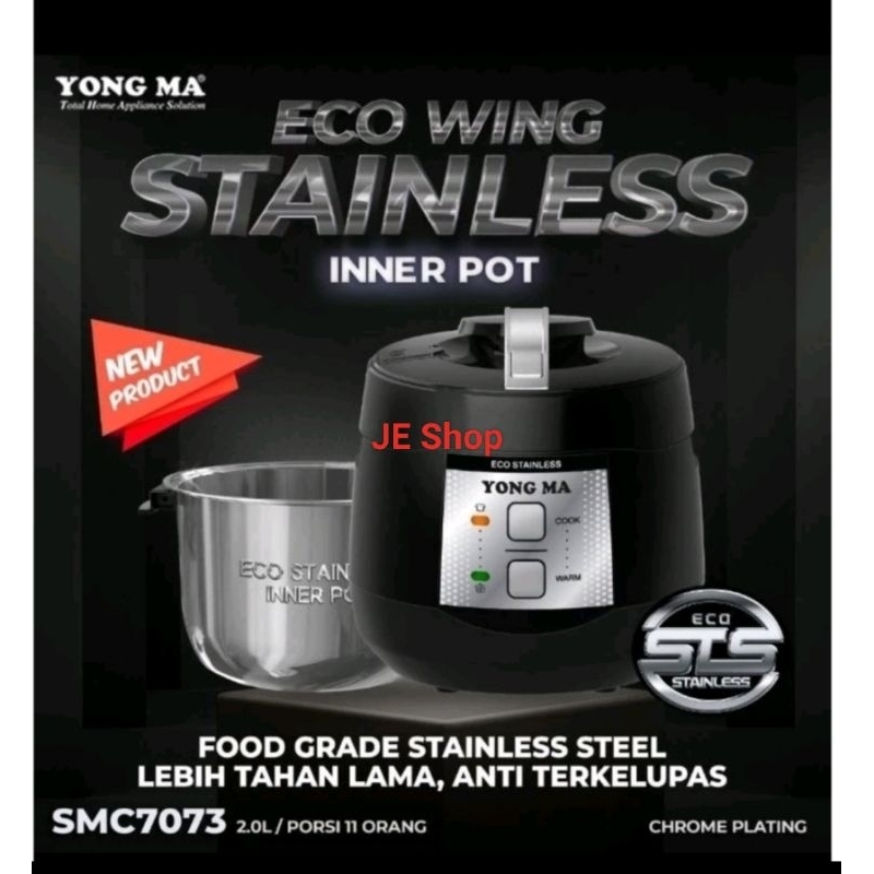 MAGIC COM YONGMA 2 LITER SMC 7073 STAINLESS