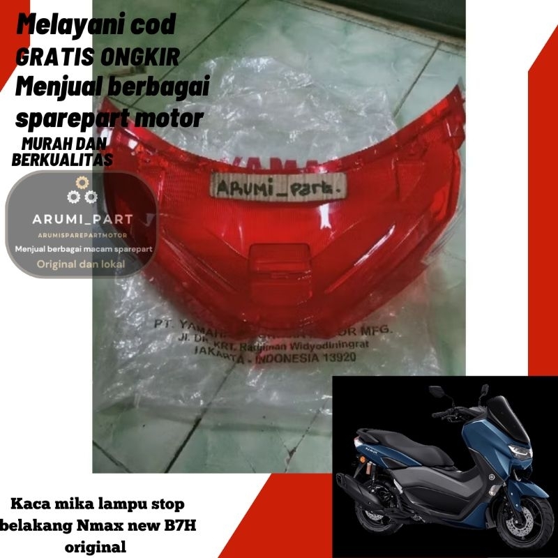Mika Lampu stop Nmax new kaca mika reflektor lampu stop belakang Nmax New B6H 2020 2021 2023