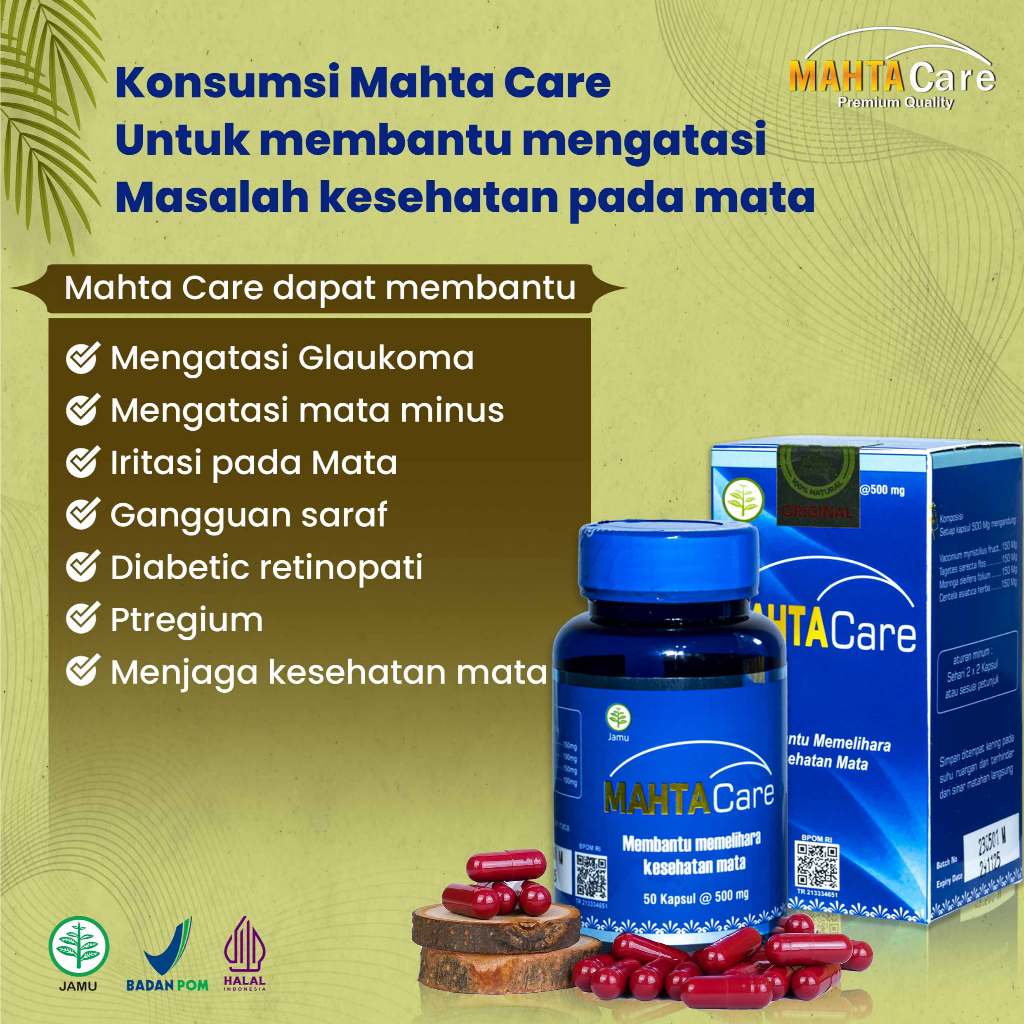 

MAHTACare Kapsul Rajanya Obat Mata. Isi 50