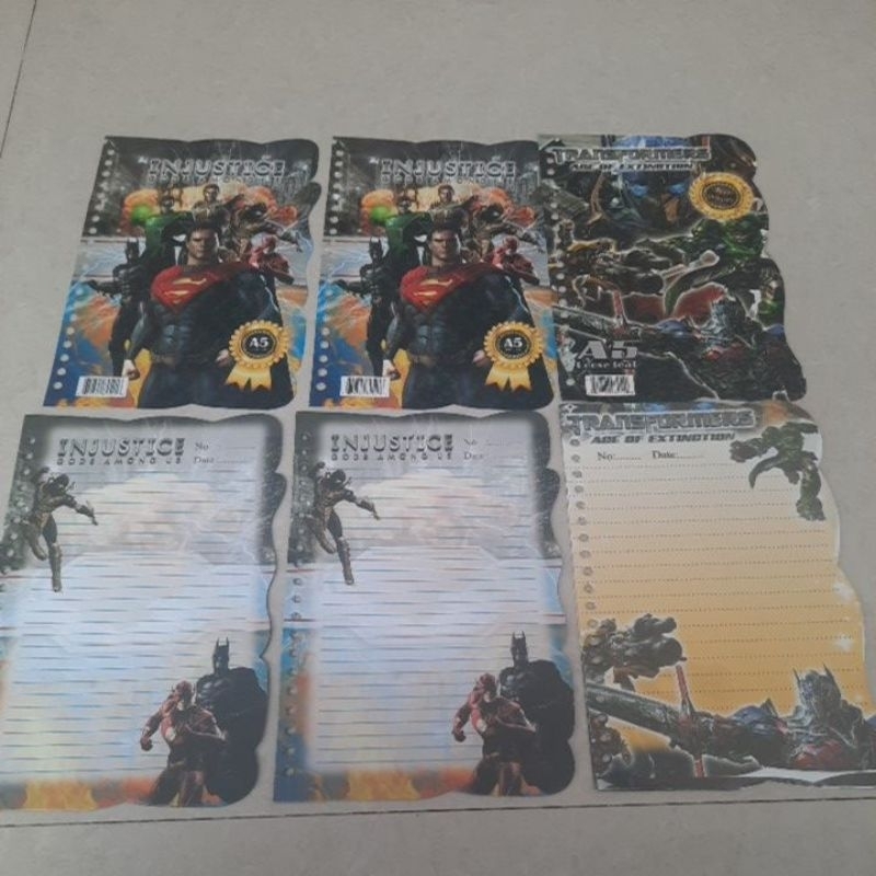 

Isi kertas binder anak motif cowok A5 isi 18 lembar termasuk cover