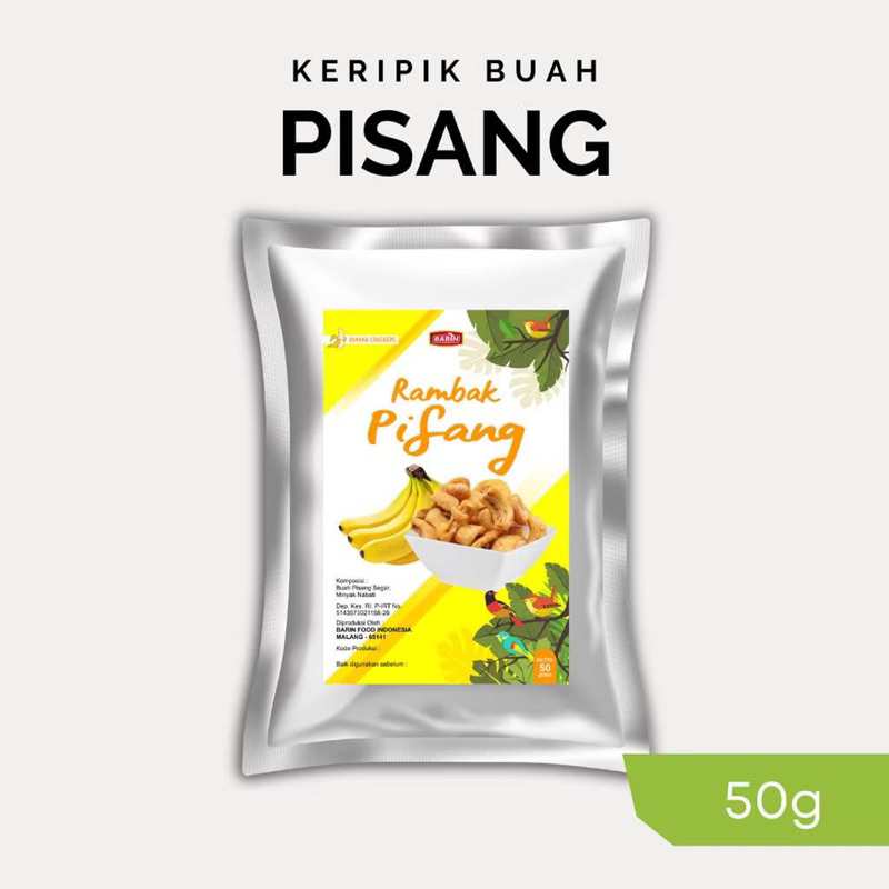 

Keripik Buah Pisang Kripik Buah Pisang Khas Malang 50 Gram