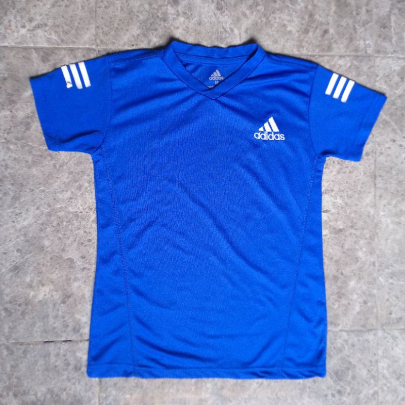 Thrift | preloved kaos olahraga cewek senam wanita atasan olahraga Adidas premium no minus makayla.s