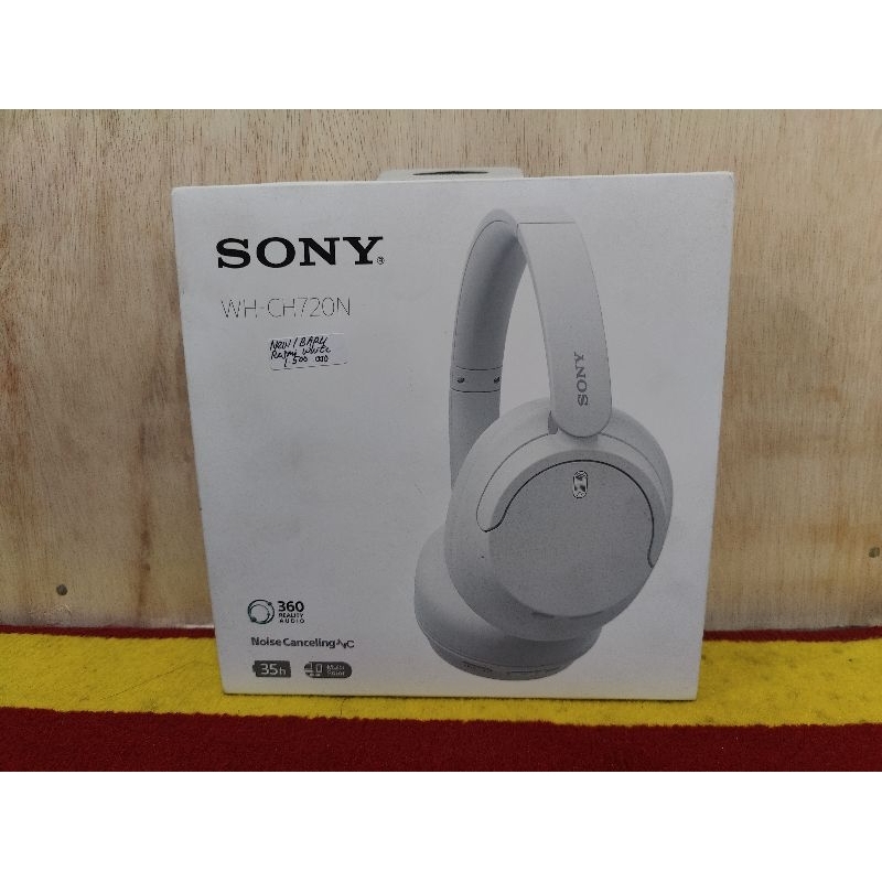Headphone Wireless Sony WH-CH720N White Resmi Baru