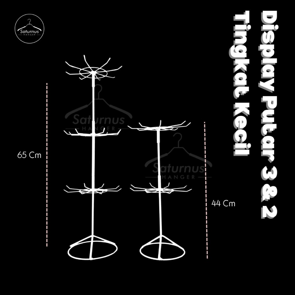 Gantungan Matahari Putar Ram Putar Gantungan Kunci Aksesoris Display Pajangan Rak Putar Kecil 2 Dan 