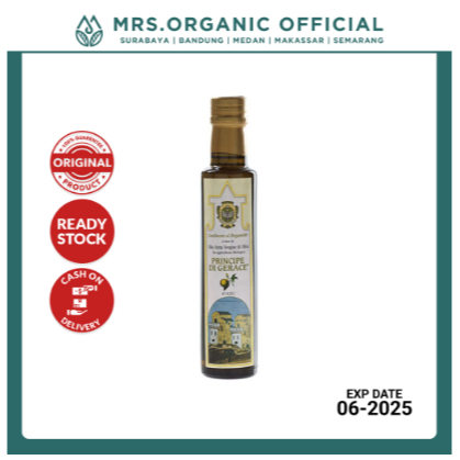 

Minyak Zaitun MEDITERRANEA Foods Organic Extra Virgin Olive Oil Bergamot Flavoured 250ml