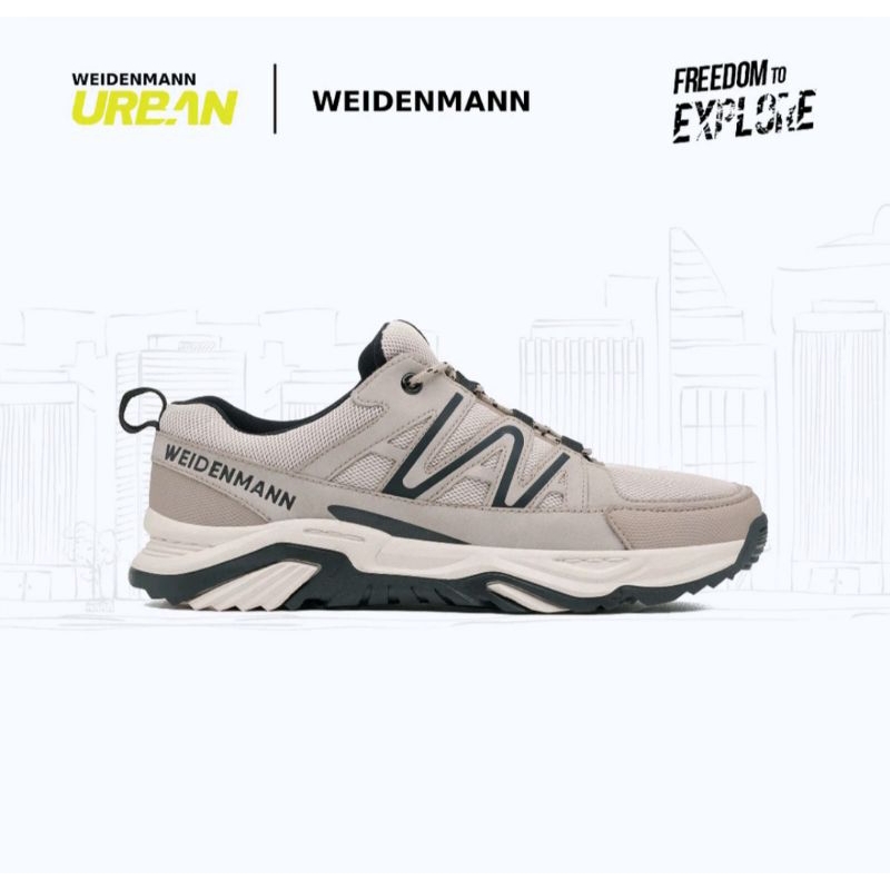 WEIDENMANN Urban Viper Sepatu Sneakers Kasual Unisex dengan Bahan Kulit Sintetis dan Mesh - Viper 02