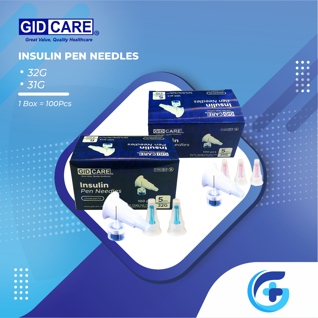 GIDCARE PEN NEEDLES / STERILE SINGLE USE INSULIN NEEDLE
