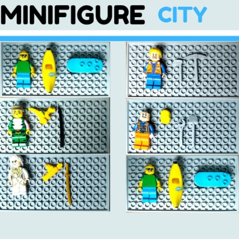 minifigure lego city second