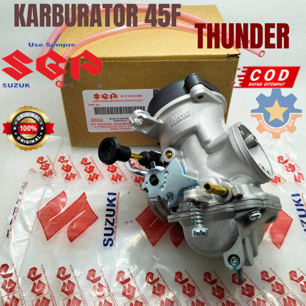 KARBURATOR MOTOR SUZUKI THUNDER 125 ORISINIL SGP ASLI MIKUNI CARBURETOR KARBU CARBU KABU CABU