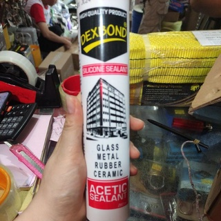 Lem Kaca Bening/clear lem super silicone dexbond/lem silikon tembak bening 280ml ( LEM KACA WARNA BE