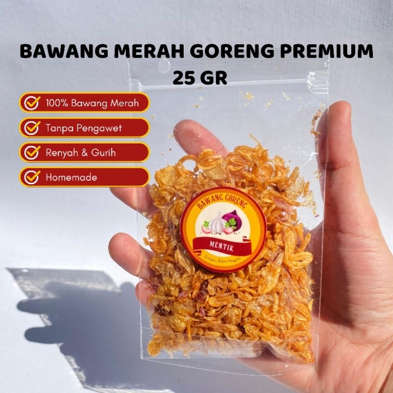 

✨BAWANG GORENG MENTIK✨ BAWANG MERAH GORENG PREMIUM 25 gr