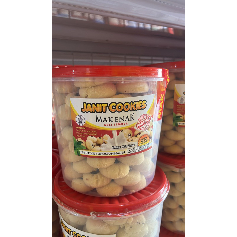 

JANIT COOKIES 900 GRAM - MAK ENAK ASLI JEMBER OFFICIAL STORE