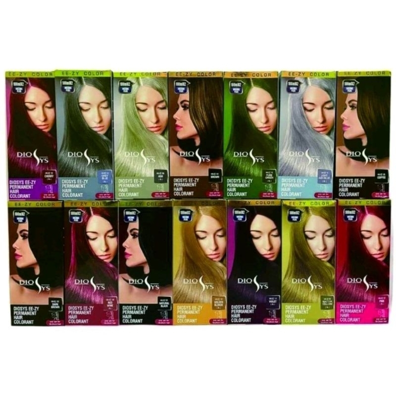 DIOSYS Permanent Hair Colorant 100 mL / Hair Color / Pewarna Semir Rambut Dyosis / CAT RAMBUT DIOSYS