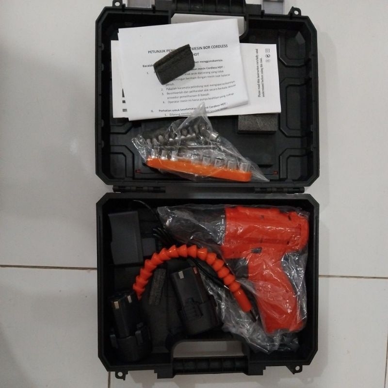 mesin bor cordless CDD405 HDT
