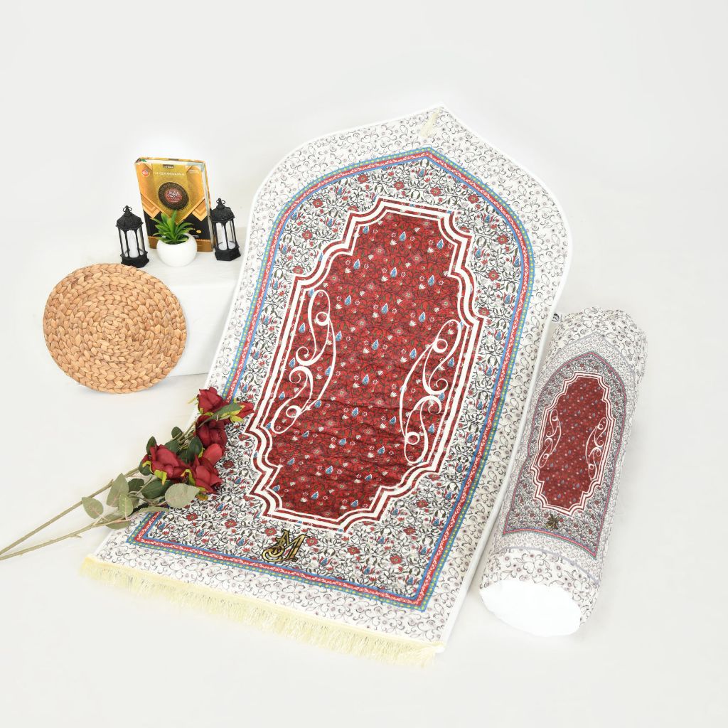 [FIORI Series] Sajadah Busa Tebal Premium Anti Slip & Anti Bakteri (*Free Pouch)