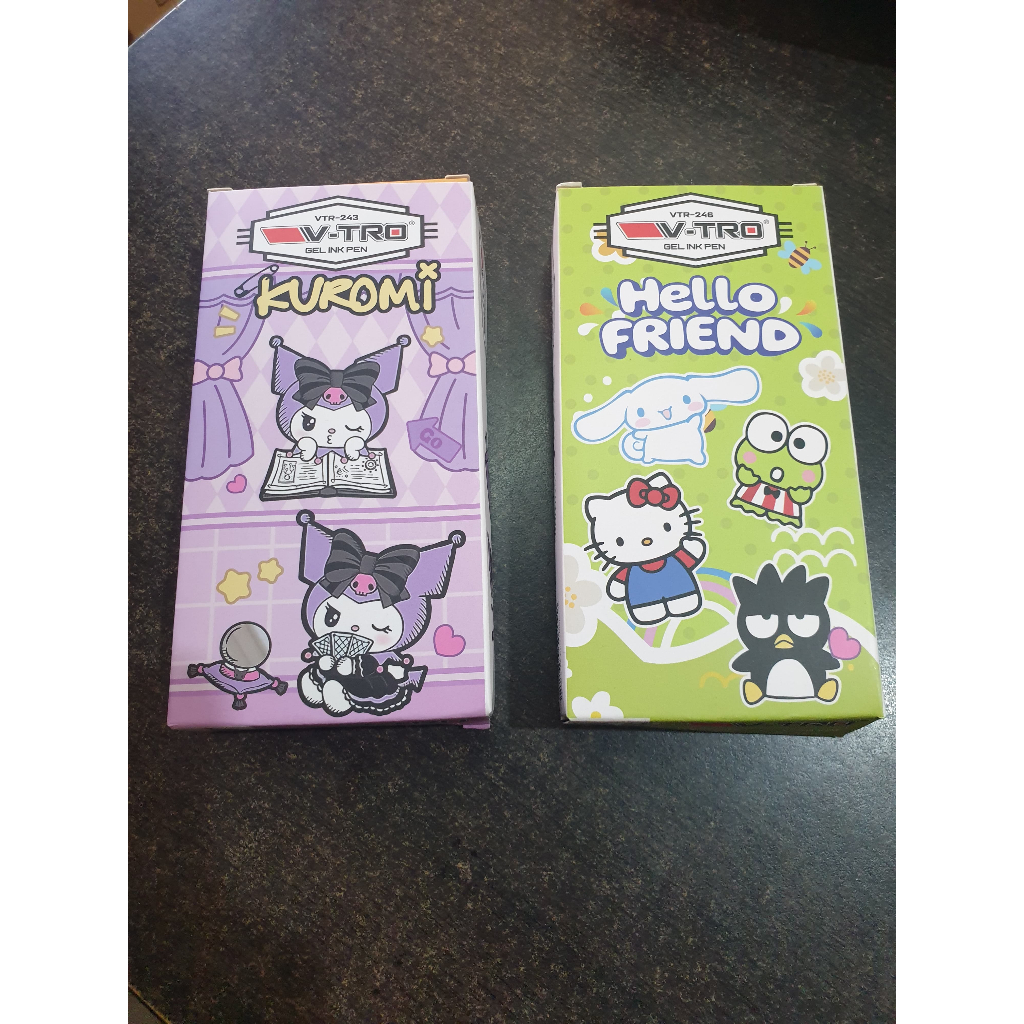 

Ballpoint Gel , Bolpen Gel , Pulpen Gel V-tro Kuromi Hello Friend VTR-243 0.38mm