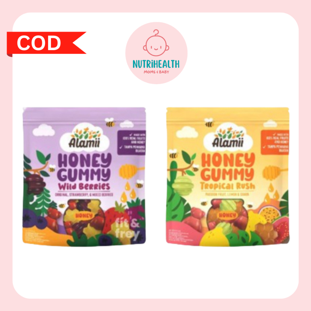 

Alamii - Honey Gummy - Wild Berries / Tropical Rush - Permen Jelly - 40gr - Less Sugar