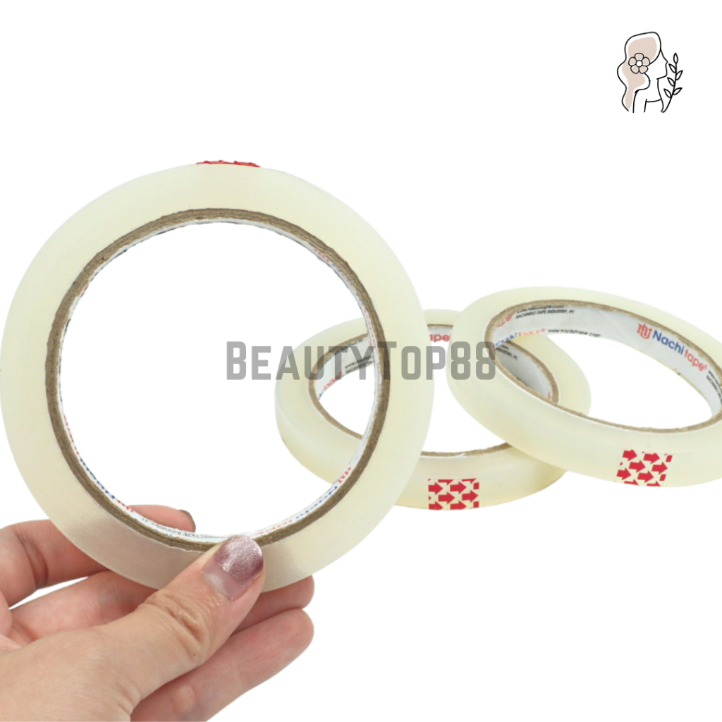 

Isolasi Bening 1/2 Inch Nachi - Selotip Kecil Nachi Tape [12 MM x 72 YARD]