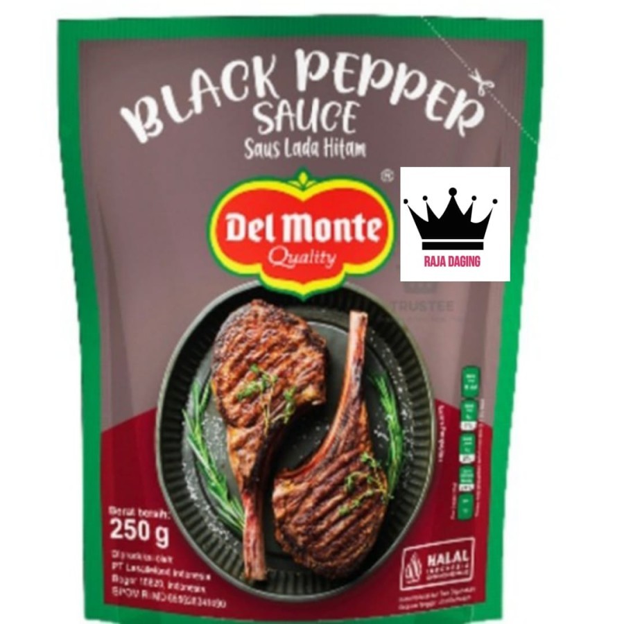 

Delmonte Blackpapper Sauce 250gr