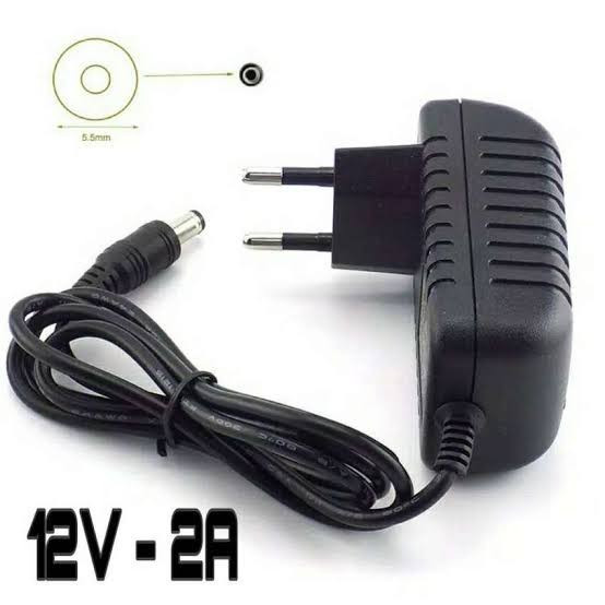 Adaptor 12V 2A Power Supply AC ke DC 12Volt 2Amper Charger 12 V 2 A