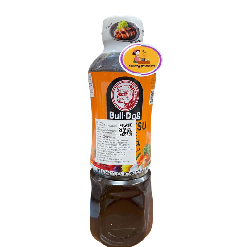 

Bulldog Tonkatsu Sauce Vegetable & Fruit Sauce / Saus okonomiyami dan takoyaki 500ml