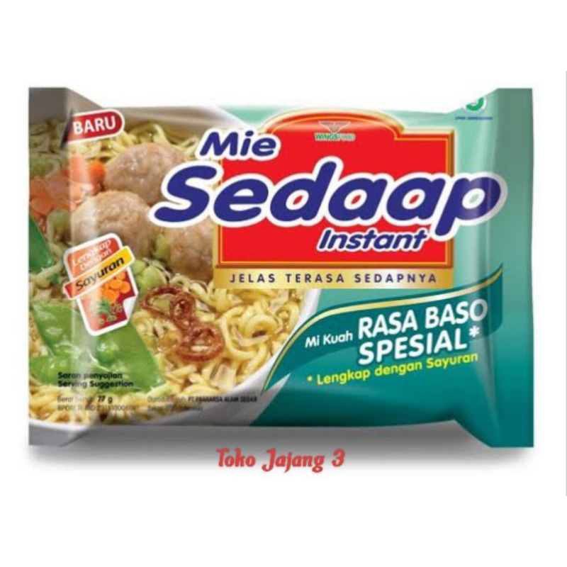 

MIE SEDAP - Mie Sedaap Baso @77gr - Mie Instan Murah