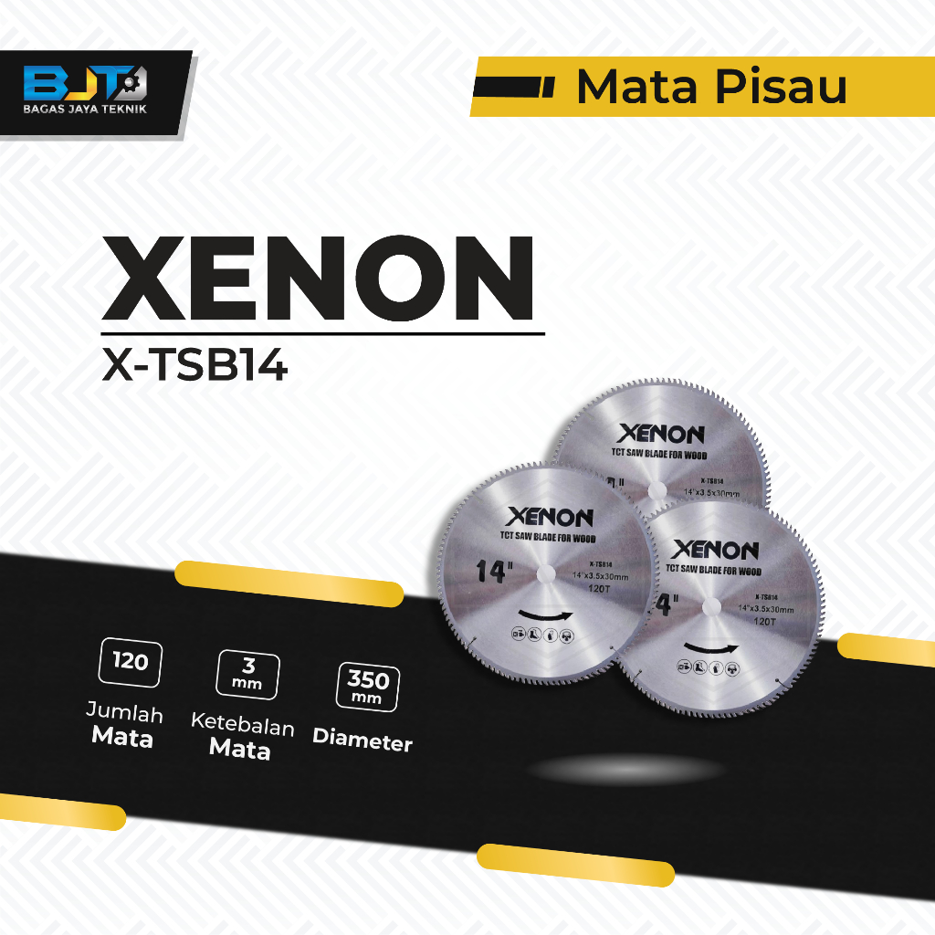 Mata Pisau XENON X-TSB14 14 Inch Circular Saw Blade TXT