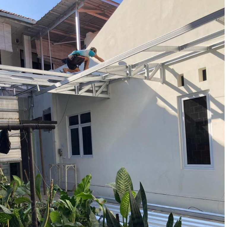 kanopi baja ringan  alderon bandung