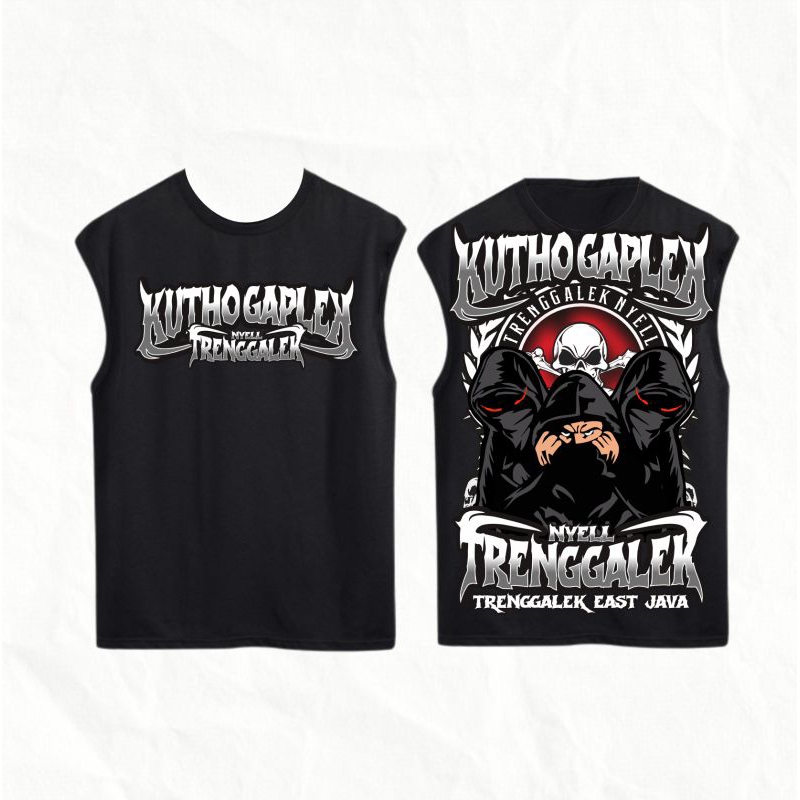 Kaos Singlet / Kaos T-shirt / Hoodie / T-shirt Hoodie / Sweater Kutho Gaplek Nyell Trenggalek, Treng