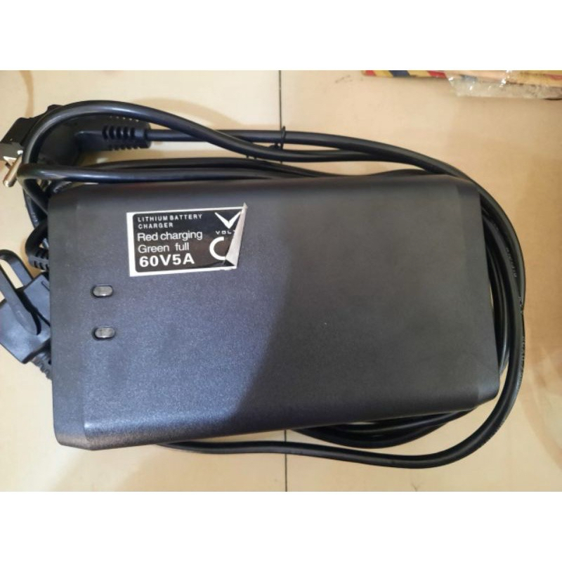 Charger Volta 60v 60 V 5A 5 A Ampere Sepeda Motor Listrik