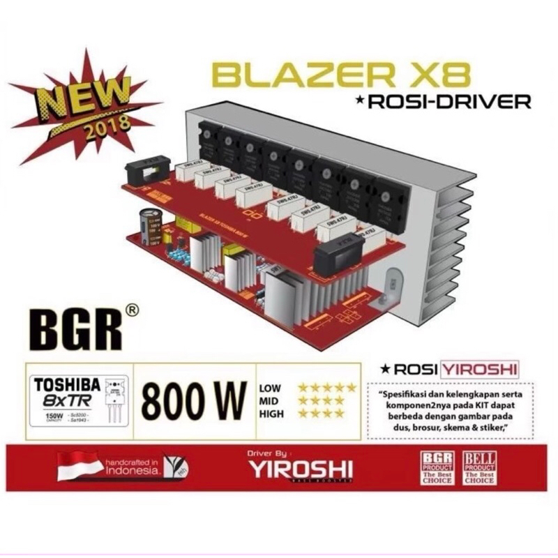 Kit Power Blazer X8 YIROSHI X8 Blazer Yiroshi Mono