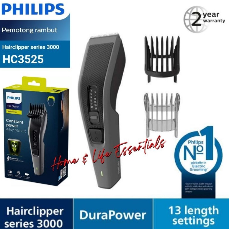 LANGSUNG KIRIM Philips Hair Clipper HC3525 Cukuran Rambut Philips HC 3525 Pencukur Rambut Philips Al