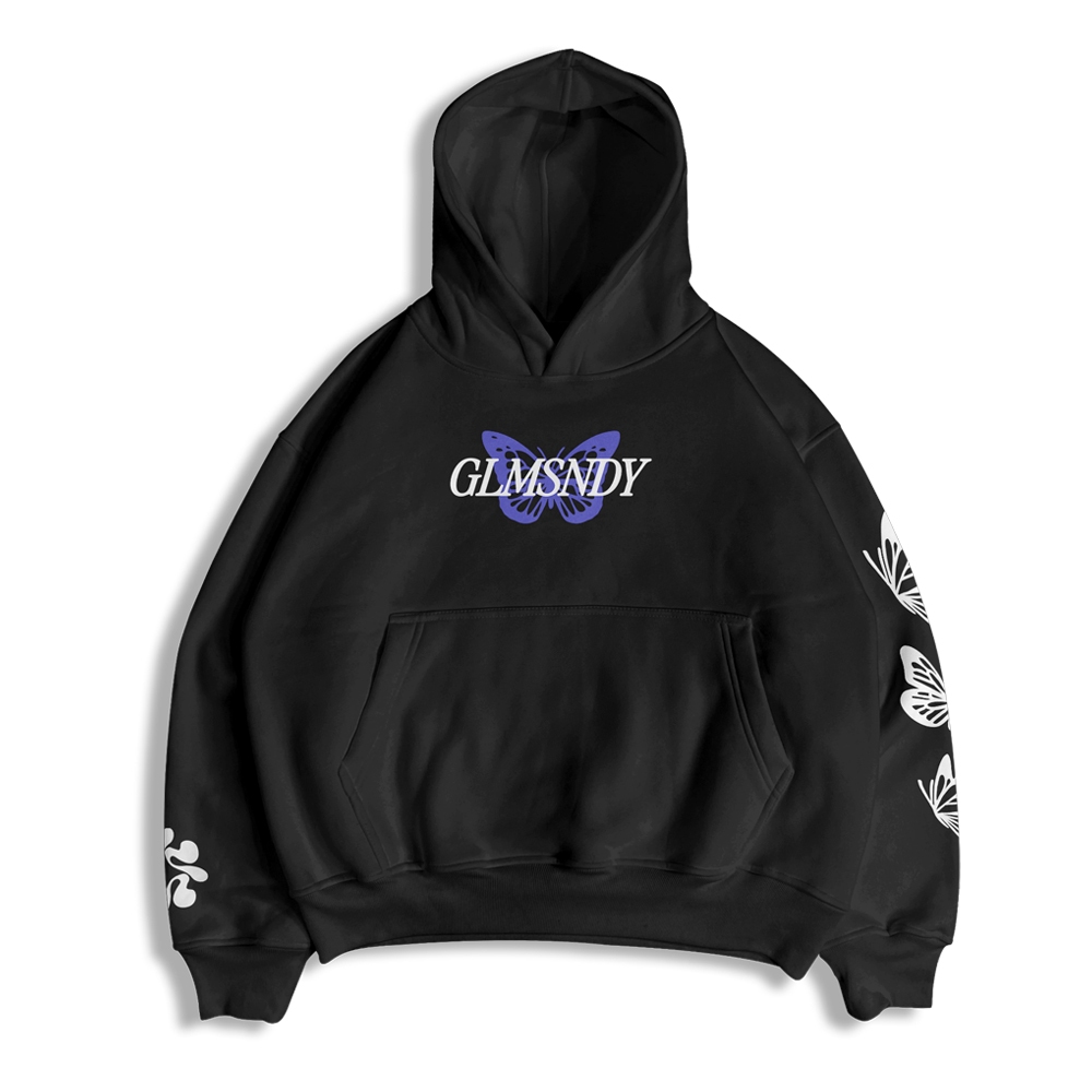 Gloomiesunday Hoodie Boxy MAKE LOVE Reflektif (Menyala)