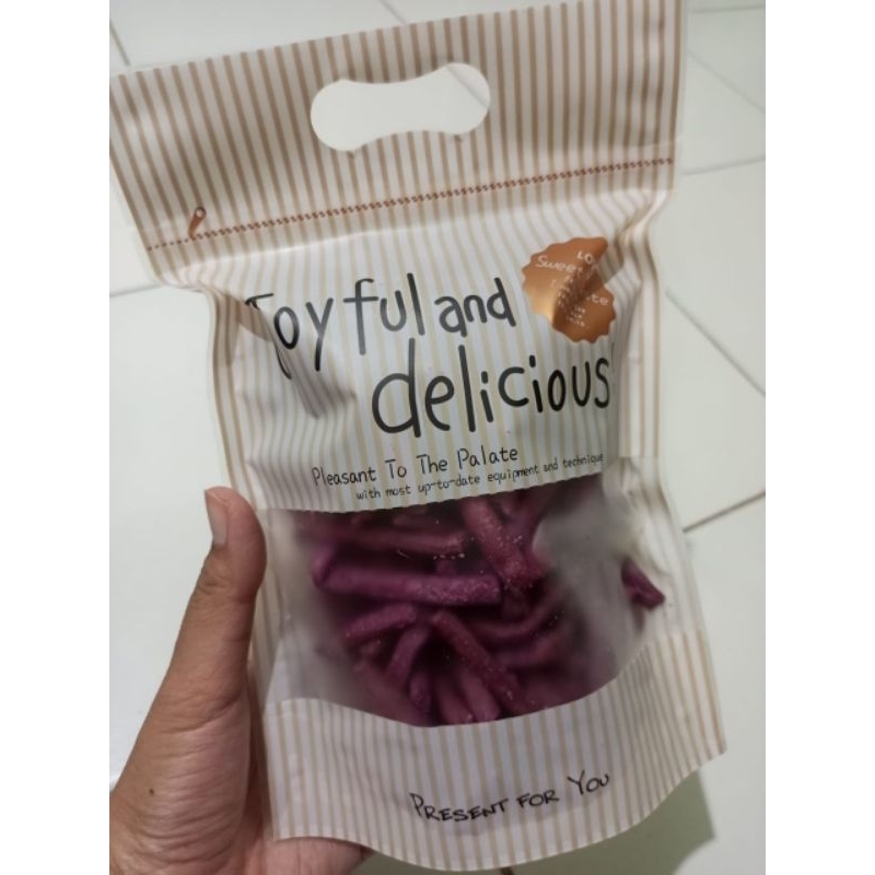 

SISTIK UBI UNGU RENYAH UBI ASLI KEMASAN 150 GRAM