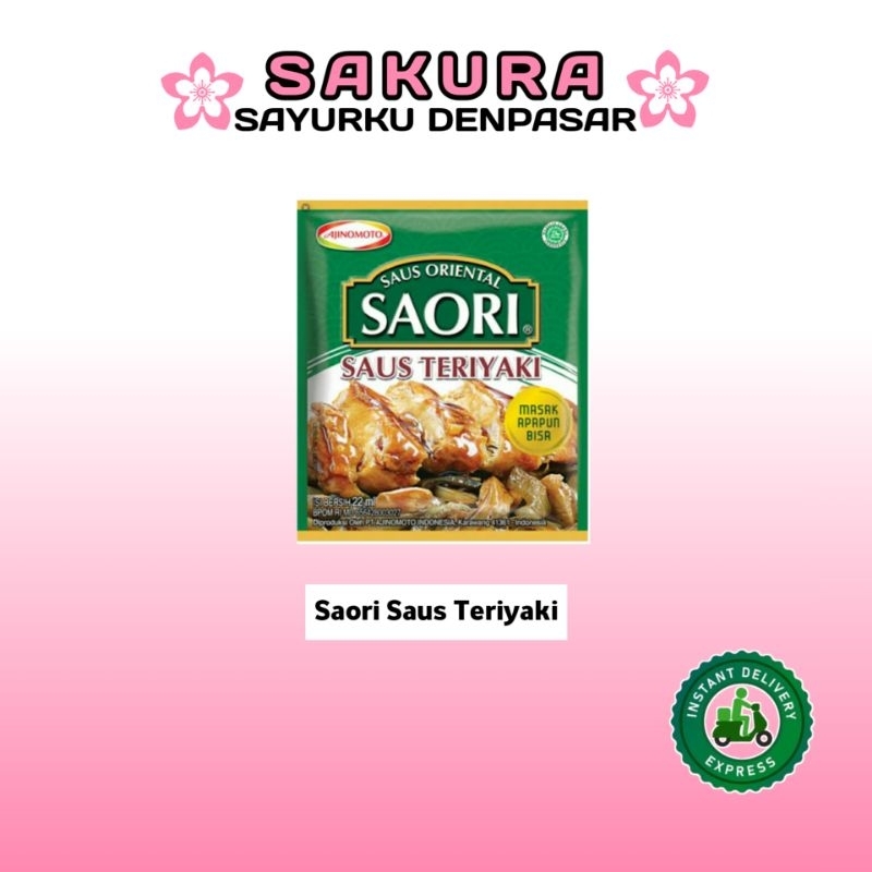 

Saori Saus Teriyaki 22ml - SAKURA