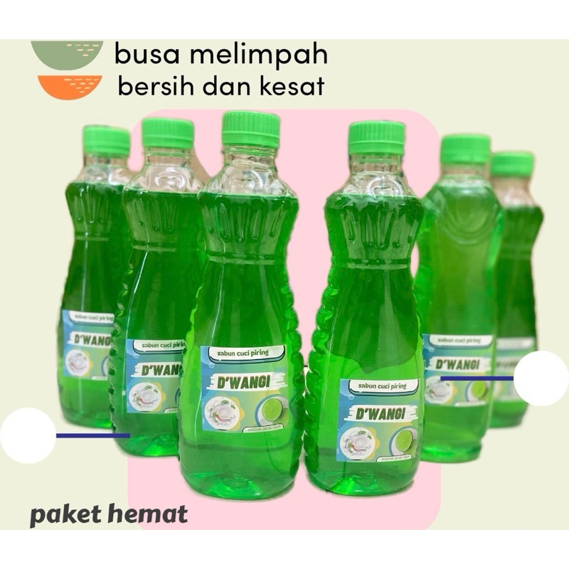 PAKET HEMAT SABUN CUCI PIRING EKSTRAK JERUK NIPIS ISI 6 PCS 450ML
