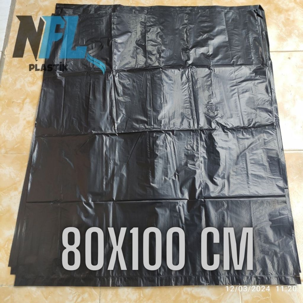 Kantong Plastik Sampah 80 x 100 Cm , Plastik Sampah 80x100 Cm , Kantong Sampah 80 x 100 Cm Plastik S