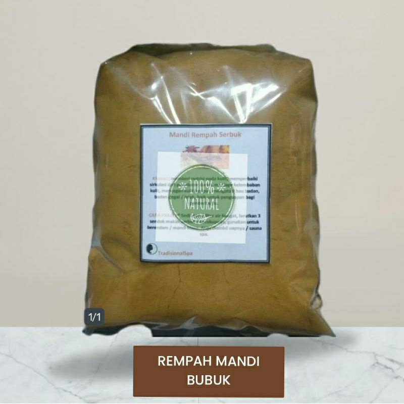 1 KILO - REMPAH MANDI BUBUK - TIMUNG SPA BUBUK PRAKTIS 1 KILO
