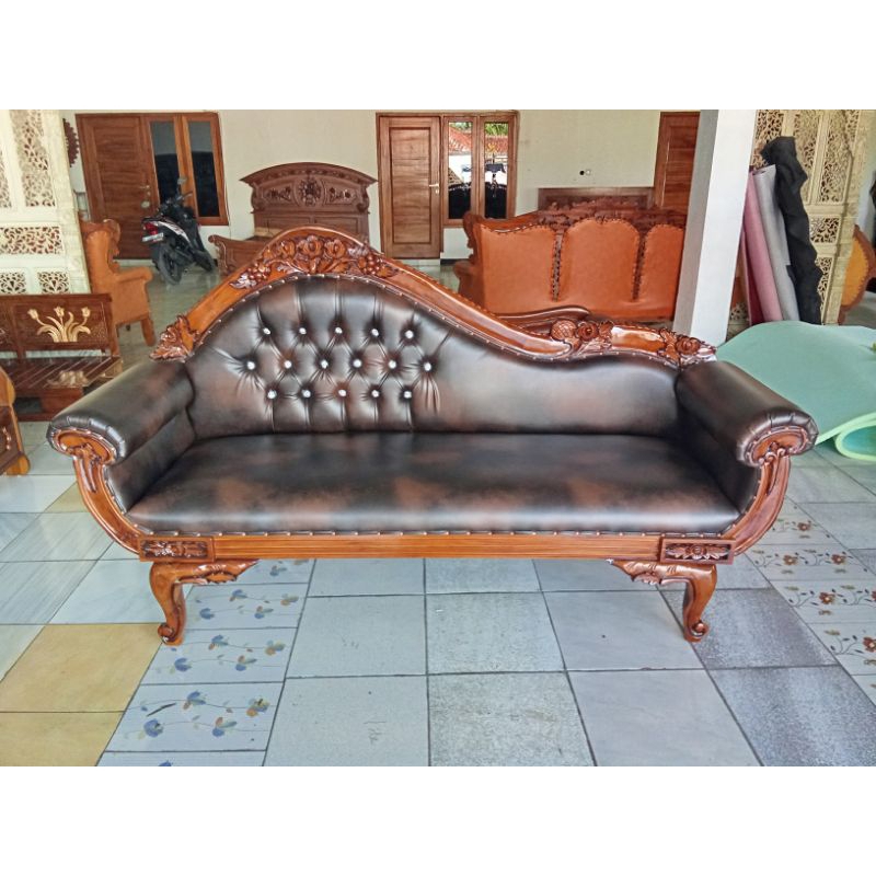 Sofa Bantal Bangku Kursi Full Kayu Jati Mebel Jepara