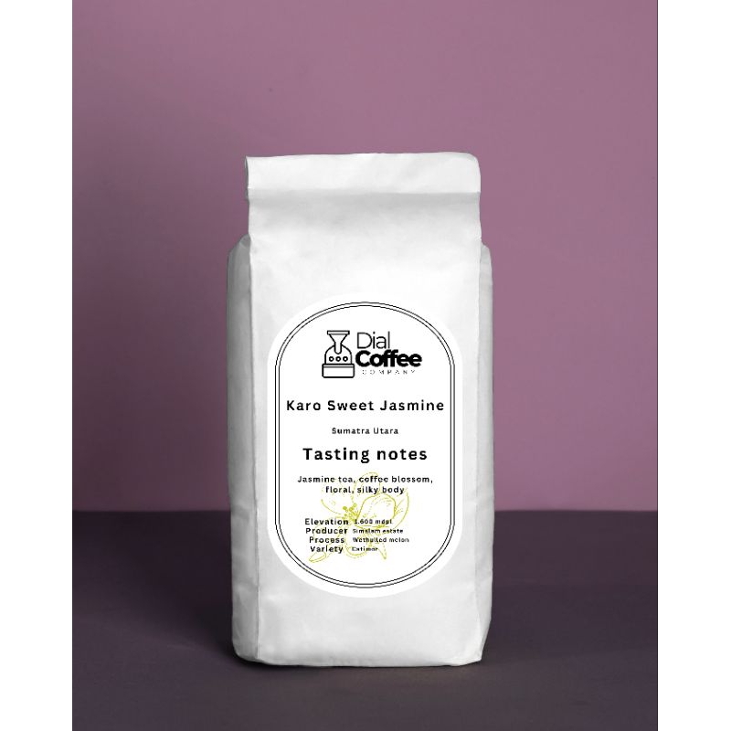 

Kopi Arabika Karo Wethulled Jasmine | Biji Kopi Single Origin Arabika 200gr