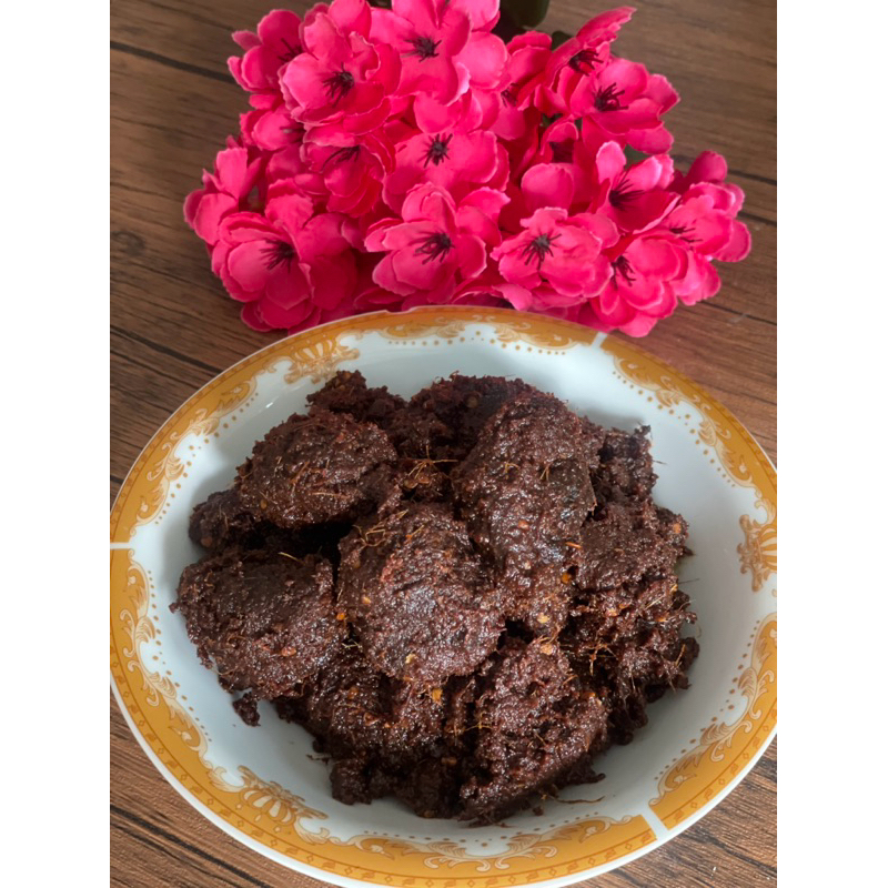

Rendang Uni Clara - 4 Potong Rendang Daging Rempah Minang