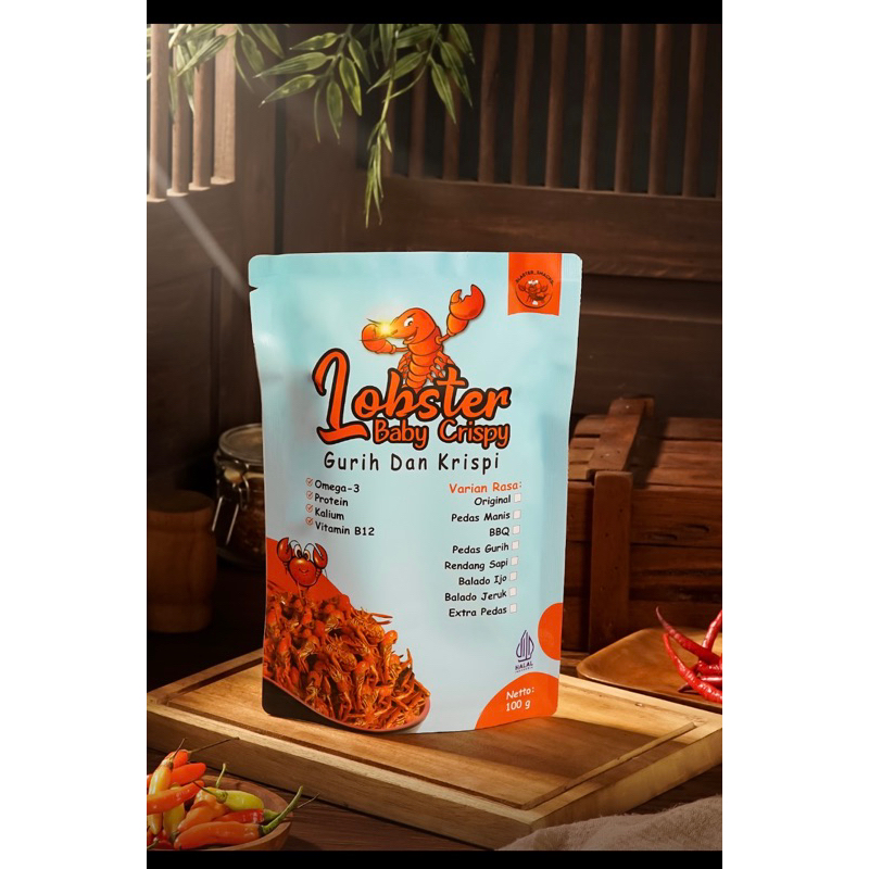 

Lobster_airtawar Crispy Cemilan 100gr
