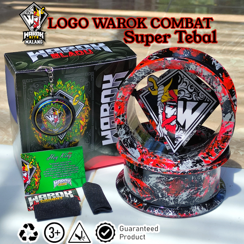 Bladu/Gulungan Warok Motif Logo Warok Combat Super Tebal (Gratis Tambah Nama Max 7)